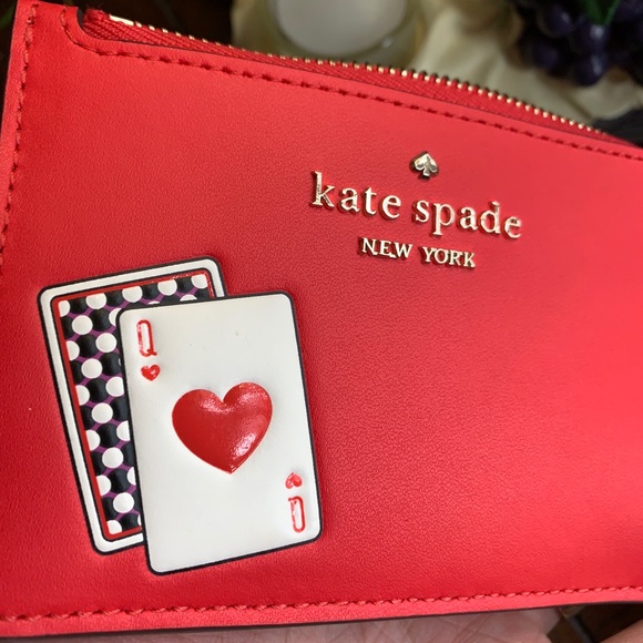 Authentic Kate Spade leather L-zip wallet/keychain - Picture 10 of 10